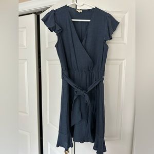 Faux Wrap Dress